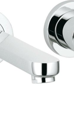 Grohe Eurosmart Cosmopolitan – Μπαταρία Νιπτήρα Επιτοίχια 2 Οπών Χρωμέ