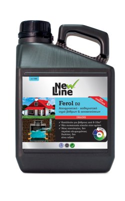 New Line Ferol D2 – Αποφρακτικό & Καθαριστικό Υγρό Βόθρων & Αποχετεύσεων (5 L) 