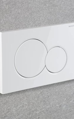 Geberit Sigma01 – Πλακέτα Ενεργοποίησης Διπλής Έκπλυσης (Alpine White)