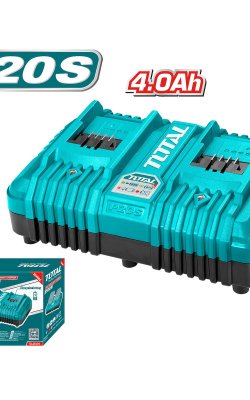 Total TCLI20346 – Φορτιστής Μπαταριών 20V Li-Ion P20S