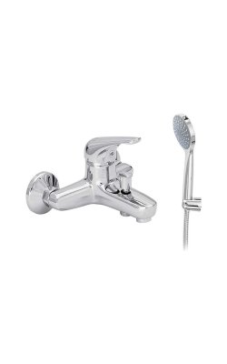 Modea Elit  – Μπαταρία Λουτρού Επιτοίχια Full Set (Χρωμέ)