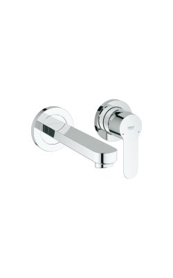 Grohe BauEdge – Μπαταρία Νιπτήρος Επιτοίχια 2 Οπών Χρωμέ