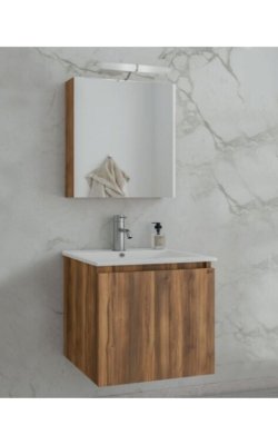 Μελαμίνη Amber Baroque Oak – Διαστάσεις: Μ41 × Β41 × Υ50 cm 