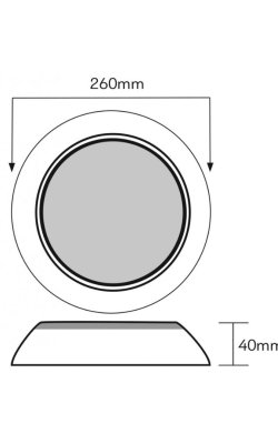  AQUA LINE Φωτιστικό Πισίνας Ρητίνης Νέας Τεχνολογίας Extra Flat – 18W | 3000K Warm White