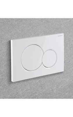 Geberit Sigma01 – Πλακέτα Ενεργοποίησης Διπλής Έκπλυσης (Alpine White)