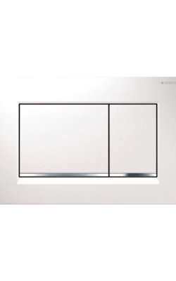 Geberit Sigma30 – Πλακέτα Ενεργοποίησης (Λευκή / Χρωμέ) 