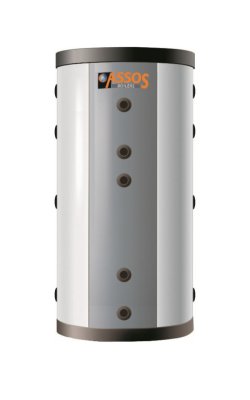 Assos BUF0 Δοχείο Αδράνειας Glass 150lt χωρίς Εναλλάκτη