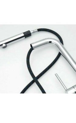  Modea Pull Out Line 00-2086 Ψηλή Μπαταρία Κουζίνας Πάγκου με Ντουζ – Ασημί 