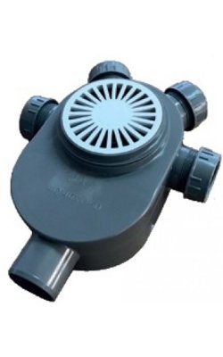 Σιφώνι Δαπέδου Special Φ50 Δρίβα Πλαστ – 4 Είσοδοι Φ40mm 