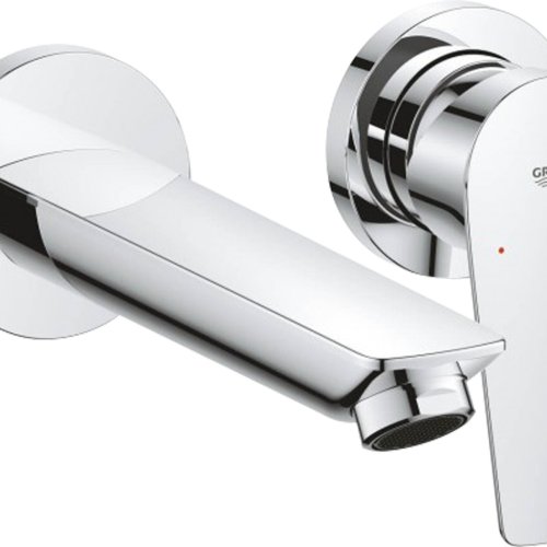 Grohe BauEdge 20474001 – Μίκτης νιπτήρα με επιτοίχια εγκατάσταση (2 οπές)