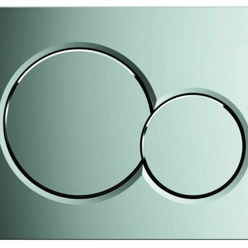 Geberit Sigma01 - Πλακέτα Ενεργοποίησης Διπλής Έκπλυσης (Gloss Chrome)