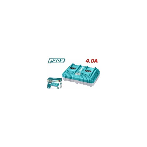 Total TCLI20346 – Φορτιστής Μπαταριών 20V Li-Ion P20S