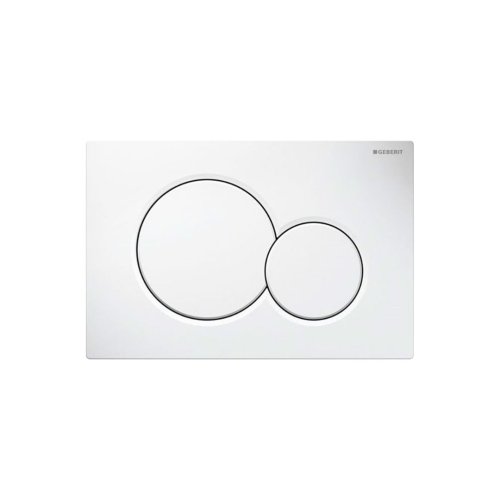 Geberit Sigma01 – Πλακέτα Ενεργοποίησης Διπλής Έκπλυσης (Alpine White)