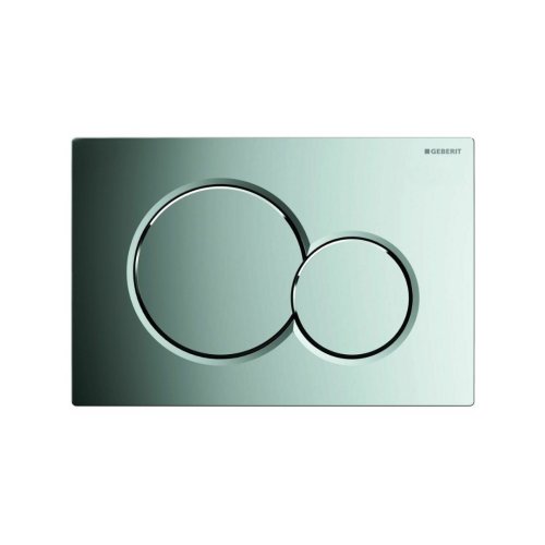 Geberit Sigma01 - Πλακέτα Ενεργοποίησης Διπλής Έκπλυσης (Gloss Chrome)