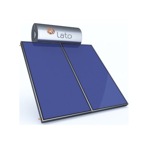  Lato Ηλιακός Θερμοσίφωνας 200L Glass Διπλής Ενέργειας με 4 τ.μ. Συλλέκτη