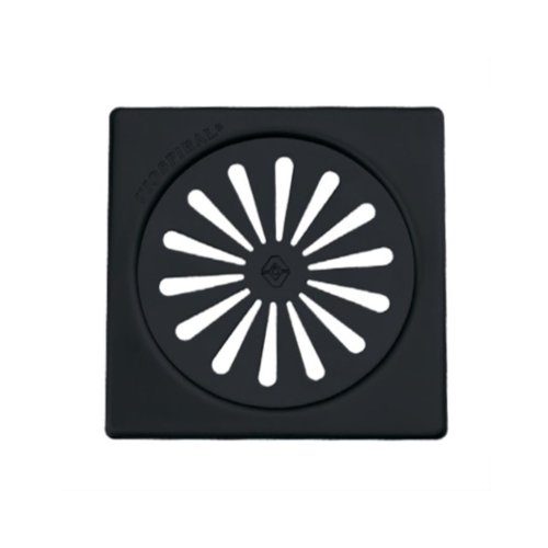 Viospiral Σχάρα Δαπέδου 12x12 Σταθερή Μαύρη Ματ Inox  Κωδικός: 15-01425/B