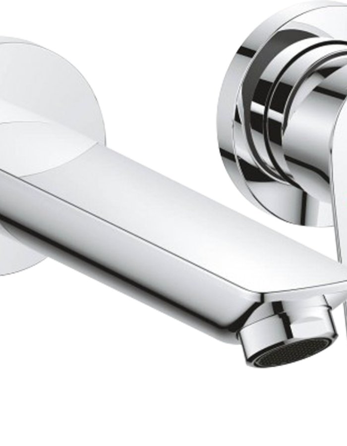 Grohe BauEdge 20474001 – Μίκτης νιπτήρα με επιτοίχια εγκατάσταση (2 οπές)