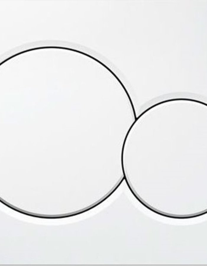 Geberit Sigma01 – Πλακέτα Ενεργοποίησης Διπλής Έκπλυσης (Alpine White)