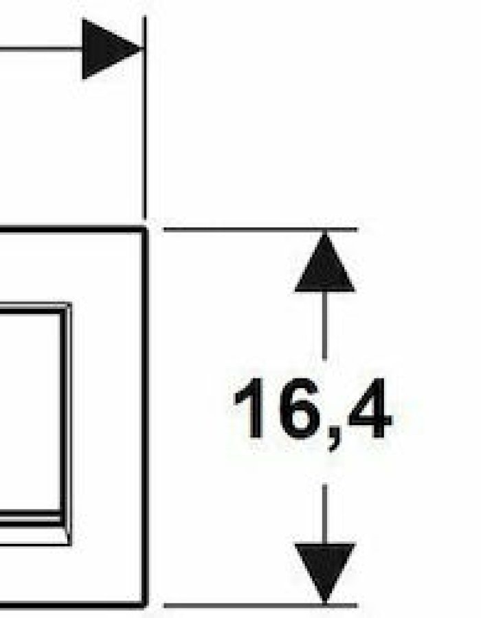  Geberit Sigma30 – Πλακέτα Ενεργοποίησης (Λευκή / Χρωμέ) διαστασεις