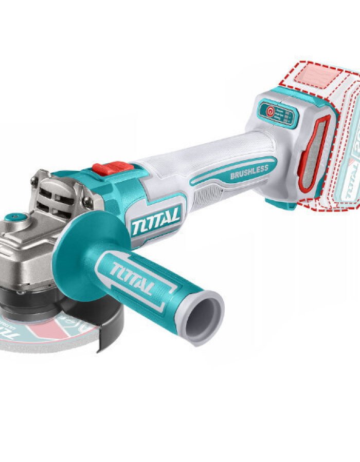 Total TAGLI21154 – Τροχός Μπαταρίας Brushless 20V 115mm με Ρύθμιση Στροφών