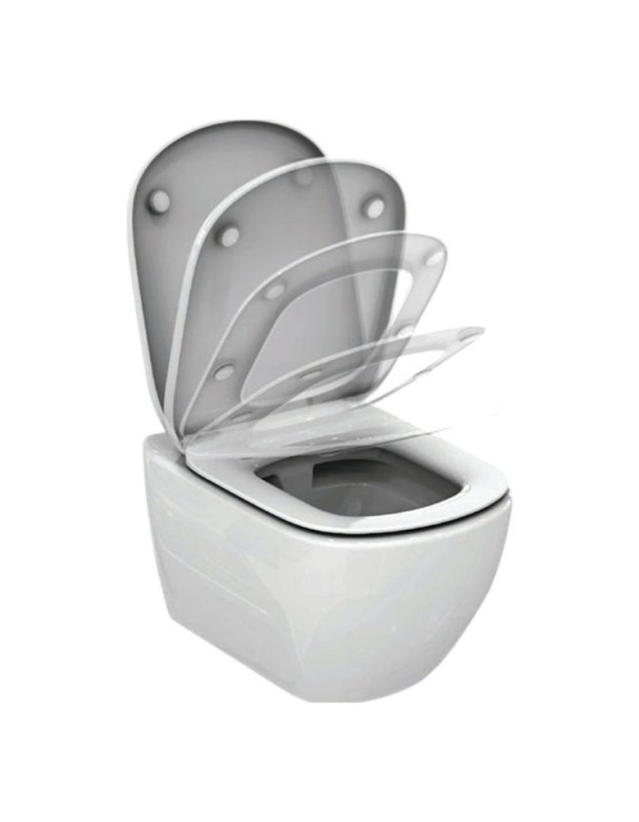  Ideal Standard Tesi – Κρεμαστή Λεκάνη WC με Soft-Close Κάλυμμα diastaseis