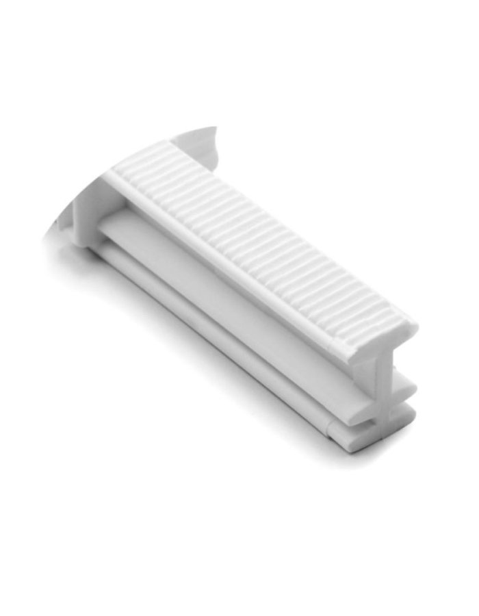  Acquasource Σχάρα Υπερχείλισης Πισίνας Λευκή 30cm – 3 Ενώσεις 