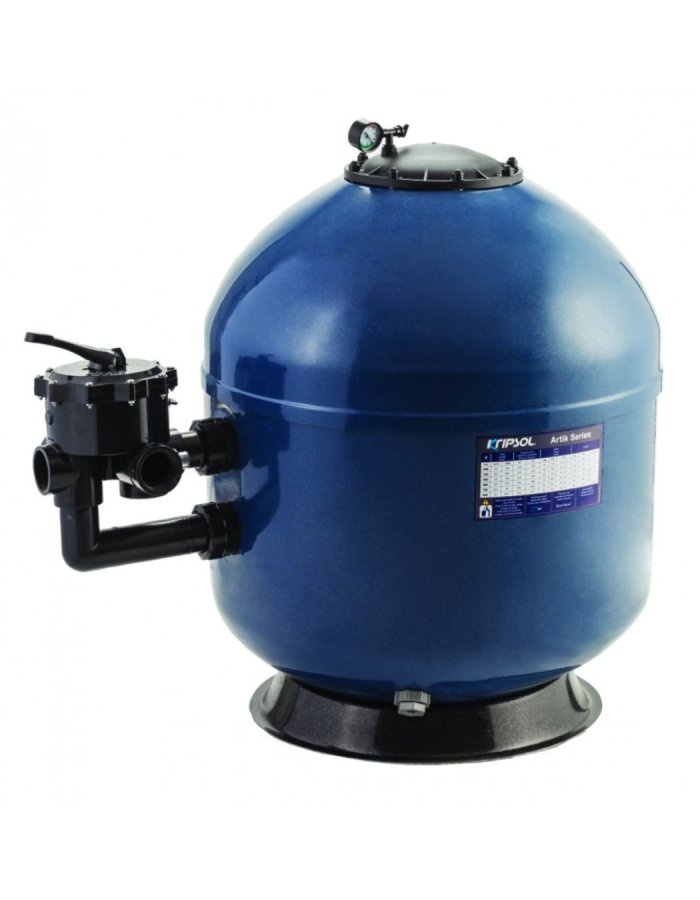 Kripsol ARTIK-AK 640 – Φίλτρο Άμμου Πισίνας Φ640 με Πλευρική Βαλβίδα 15m³/h 1½”