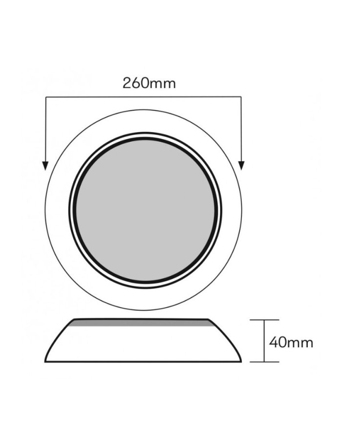  AQUA LINE Φωτιστικό Πισίνας Ρητίνης Νέας Τεχνολογίας Extra Flat – 18W | 3000K Warm White