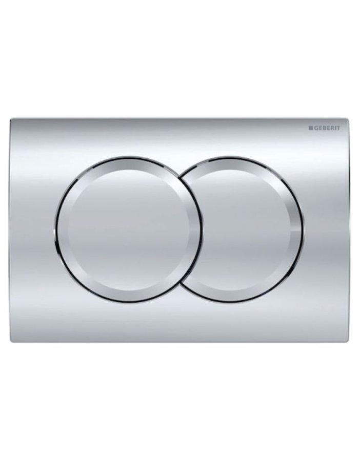 Geberit – Πλακέτα Ενεργοποίησης Διπλής Έκπλυσης Delta01 (Gloss Chrome)