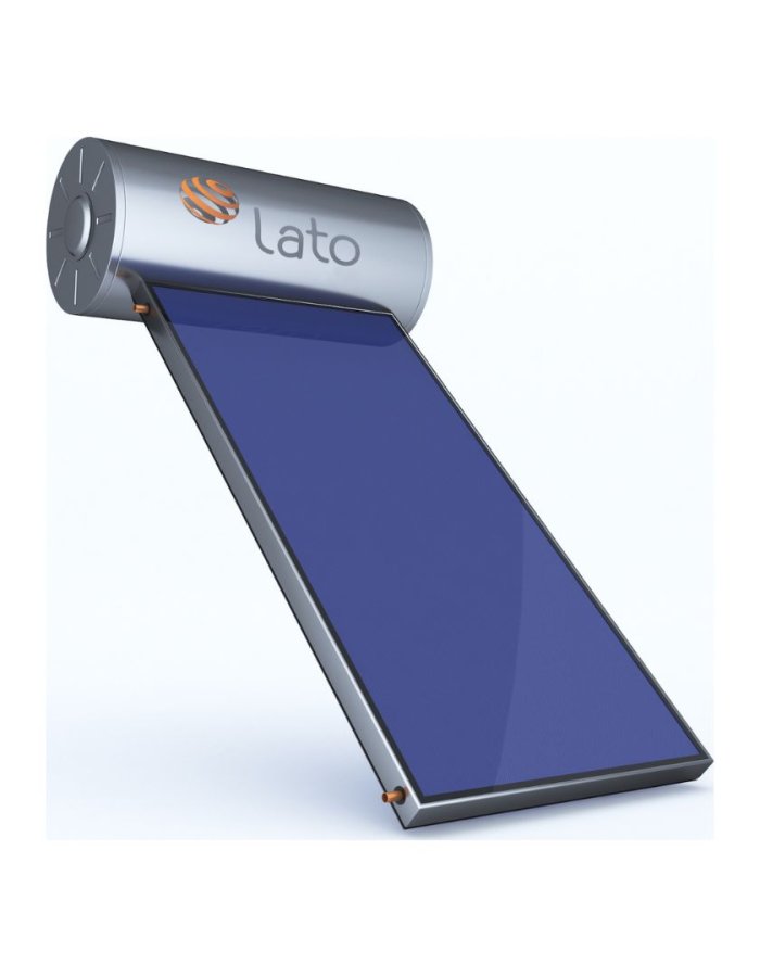 Lato Ηλιακός Θερμοσίφωνας 120L Glass Διπλής Ενέργειας με 2 τ.μ. Συλλέκτη