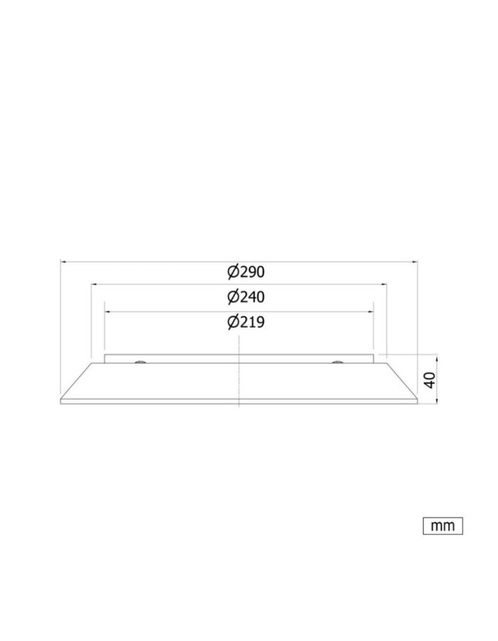 Acqua Source Φωτιστικό Πισίνας LED FLAT Ø29cm – 16W Ψυχρό Λευκό 9000K (90 LEDs) 