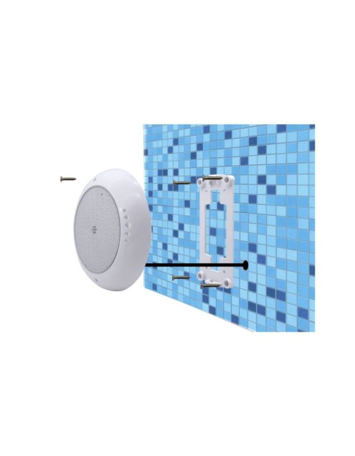 Acqua Source Φωτιστικό Πισίνας LED FLAT Ø24cm – Μπλε Φως 25W (351 LEDs