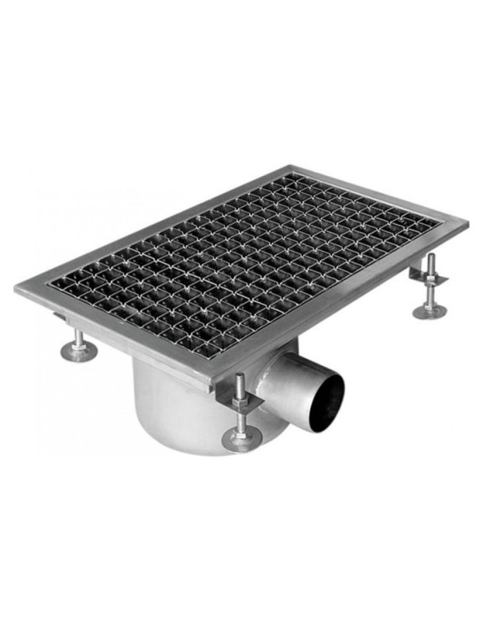  RNT 8005 Ανοξείδωτο Κανάλι Δαπέδου με Ενσωματωμένο Σιφόνι και Οριζόντια Απορροή – 300mm 